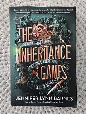 The Inheritance Games by Jennifer Lynn Barnes - Green Cover Paperback